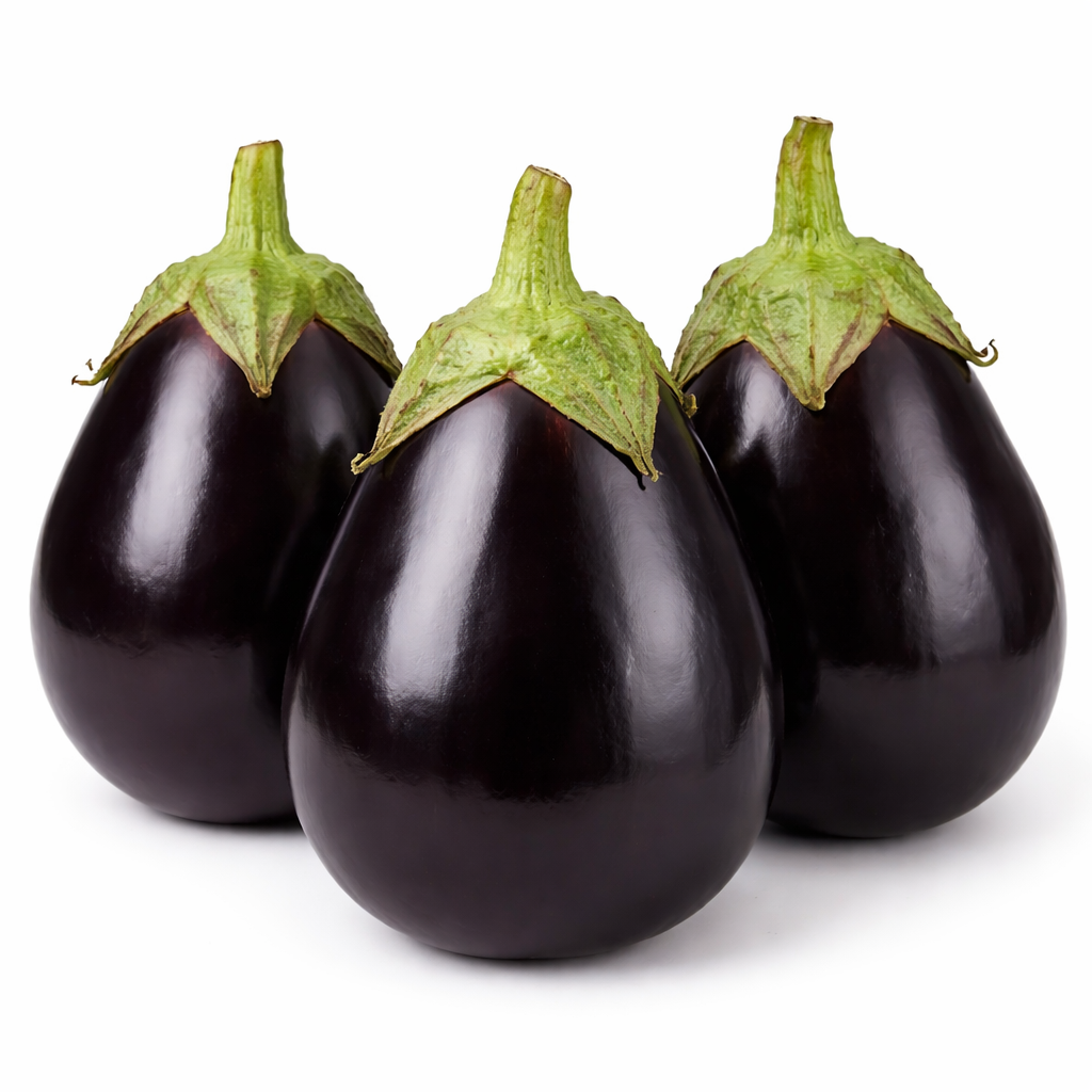 Runde Aubergine 1St